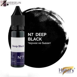 رنگ تاتو hanafy دیپ بلک (No. 7 – Deep Black)